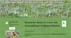 Desktop Screenshot of botanischer-garten-oberholz.de