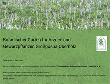 Tablet Screenshot of botanischer-garten-oberholz.de